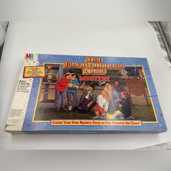 Games The Baby Sitters Club Mystery Game1992 Milton Bradley 4336